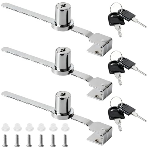 ErShiPing 3 Pcs Verrous pour Vivarium à Reptiles, Verrou Porte Coulissante
