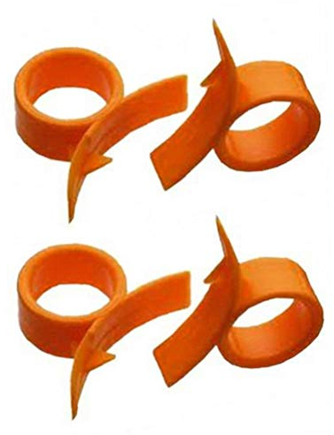 Casecover 4pcs Household Kitchen Round Orange Peelers Ring Peeler Grapefruit Peeler
