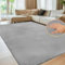 Sour Lemon Teppich Wohnzimmer 200x300, Waschbarer Kinderzimmer Mädchen Junge Schlafzimmer Grau Carpet Gegend Kurzflor Flauschig Rutschmatte