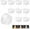 KYOTECH 10er Set LED Modul Ultra Flach ø50x23mm 3CCT 4.9W 500LM Warmweiß 3000K Naturalweiß 4000K Kaltweiß 6500K Dimmbar LED Modul Ersetzt GU10 MR16 Leuchtmittel 38° für Einbaustrahler Aufbauspot
