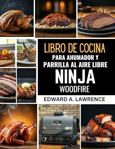 Libro de cocina para ahumador y parrilla al aire libre Ninja Woodfire