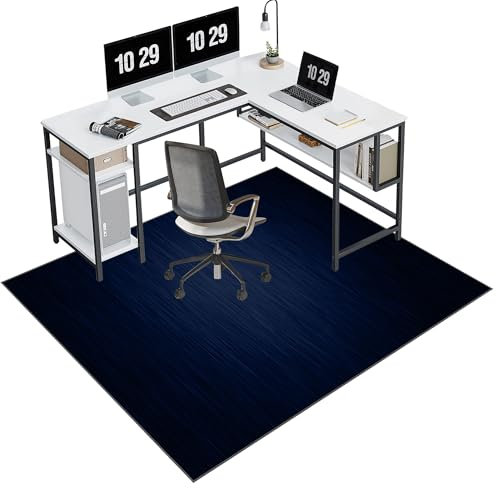 Tappetino resistente per sedia da ufficio, 70 x 100 cm, protezione per pavimento per sedia a rotelle, scrivania e sedia da gioco, tappetino protettivo per pavimenti duri e moquette