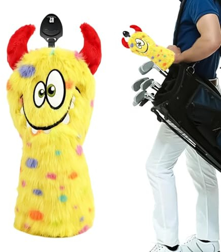 Golfförarfodral - Plysch Lekfullt Skyddsfodral | Golfklubbor Förarskydd | För Utomhussport På Golfbanor Driving Range Träning Spel Gräsfält Bakgårdar Och Hemanvändning Bilar