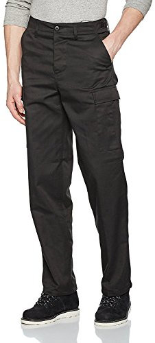 Mil-Tec US Ranger Hose Typ BDU • Herren Cargohose mit 6 geräumigen Taschen • Taktische Hose mit verstellbarem Kordelzug & Gürtelschlaufen • Feldhose für Outdoor, Arbeit & Freizeit • Schwarz, 3XL
