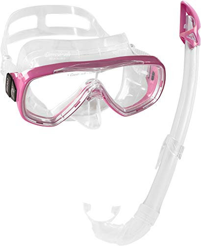 Cressi Schnorcheln Gear, Maske Schnorchel Set Italienischer Qualität seit 1946, DM1010154, Rose