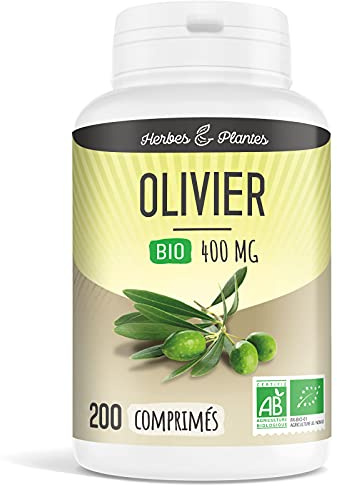 Herbes Et Plantes Olivier Bio 200 Comprimés 400 mg