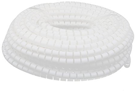 Aexit Filo avvolgente per cavi a spirale flessibile diametro 15mm bianco 25 metri con clip (d7403ca694704fc7e3f2092863b281d0)