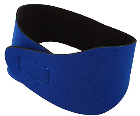 Swimming Ear Hair Band For Women Men Adult Children Neoprene Ear Band Swimming Headband Water Protector Gear Band（blue/M