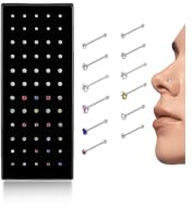 Nose Rings for Women Surgical Stainless Steel Nose Studs Piercings Jewelry