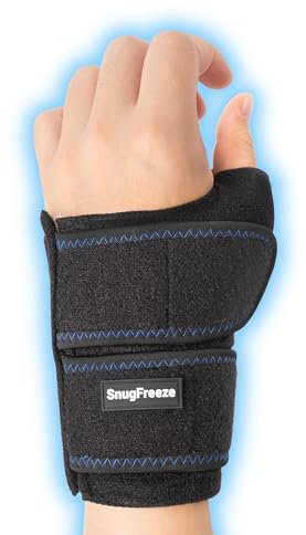 Tragbarer Eisbeutel für Daumen und Handgelenk, wiederverwendbarer Gel-Handschuh für heiße Kältetherapie, verstellbarer Gurt zur Schmerzlinderung bei Karpaltunnel, Arthritis, Tenosynovitis