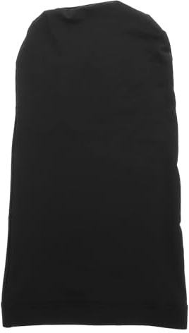 PACKOVE Bonnet Unisexe pour Dreadlocks Dreadlocks Headscarf Bonnet Dreadlocks Bonnets de Nuit en Satin Réglable avec Bande Unisexe Noir
