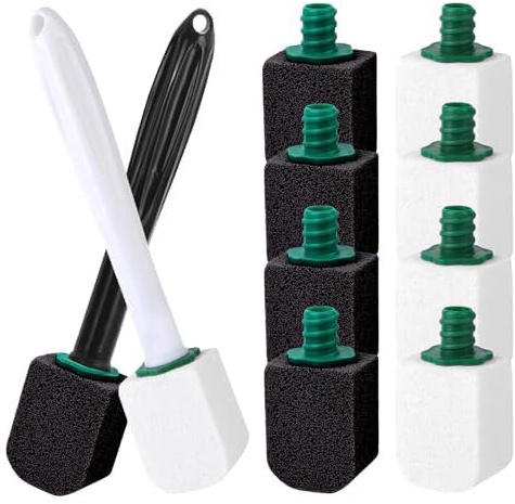 10 Piezas Piedra Pomez Para Limpieza WC, Piedra Limpiadora WC, con 2 Asa Reutilizable, Piedras Pomez Cepillo de limpieza para Baños,Cocinas,Fregaderos y Lavabos