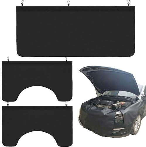 Lot de 3 protège-ailes magnétiques pour voiture - Imperméables - Avec aimants - Pour mécaniciens - Format universel pour voitures ou SUV