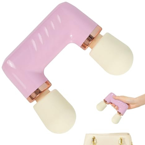 Masajeador de Percusión Portátil Doble Cabezal de Masaje