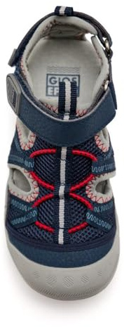 GIOSEPPO MAZATLAN - Sandalias deportivas para Niños y Niñas, Cierre de velcro al tobillo, Puntera reforzada, Color Marino, 27 EU