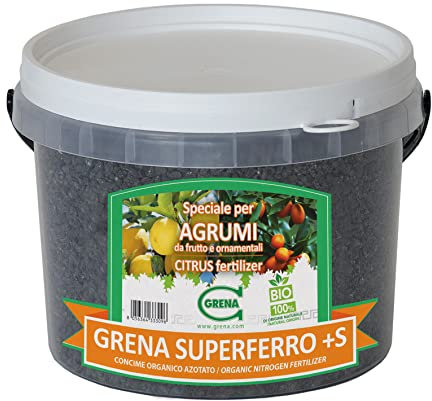 Concime fertilizzante organico NP GRENA per agrumi, limoni, lupini, pomplemi in vaso (2 kg)