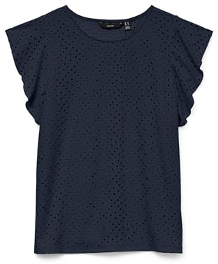 VERO MODA Damen Vmava Plain Gajrs Noos Top, Mock Orange, L EU