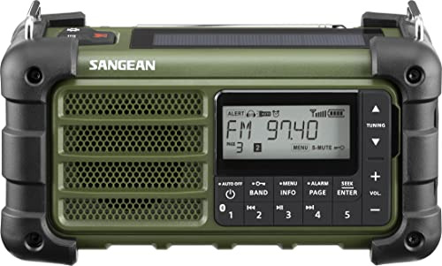 Sangean MMR-99 AM/FM-RBDS/Bluetooth/AUX/Weather/Multi-Powered Digital Tuning Emergency Radio