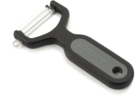 ARCOS Éplucheur de cuisine – Lame en acier inoxydable | Poignée ergonomique | Outil polyvalent pour éplucher les fruits et légumes