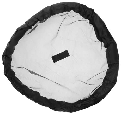 Happyyami Black Polyester Pond Plant Protection Net Floating Island for Pond Plants Protects Fish and Water Garden