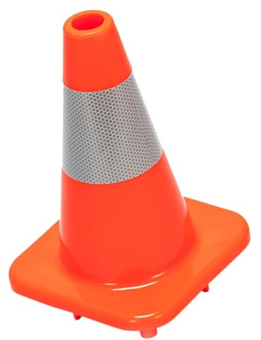 Luxshiny Cono De Tráfico Rojo De Plástico Cono De Carretera Para Seguridad Exterior Para Estacionamiento y Construcción