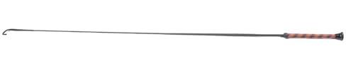 RiToEasysports Kolfiber Hästpiska, 110 Cm ridspö med Nylonvävt Huvud för Hästträning