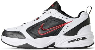NIKE Men's Nike Air Monarch Iv Training Shoe, White Black, 13 UK