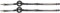 HORZE Lederausbinder mit Gumminoppen, Schwarz, C