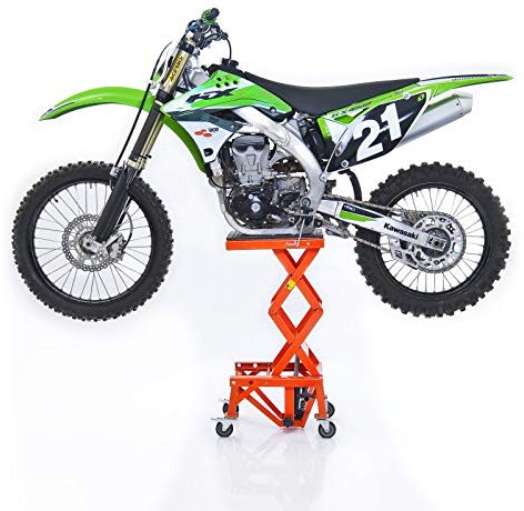 ConStands Hydraulik Hebebühne Crosslift XL + Rollen Orange