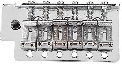 Gitarre Tremolo Bridge, Zink Legierung 6 Saiten E-Gitarre Tremolo Brücke, Single Locking System mit Bar für Rock, Metal, Blues, Country und Improvisation