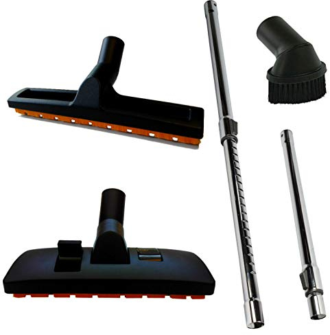 Maxorado Tubo de aspiradora de 35 mm + boquilla combinada, accesorio para parqué + cepillo para aspiradora Siemens Bosch AEG Kärcher Einhell Dirt Devil Alaska Privileg Panasonic Samsung Vario, etc.