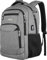 YAMTION Mochila Portátil, Mochila para Ordenador Portátil, Mochilas Escolares Bolso de Escuela Adolescente Mochila Hombre Mochila Mujer para 15.6 Portátil Mochila Escolar Impermeable (C25 Grey)
