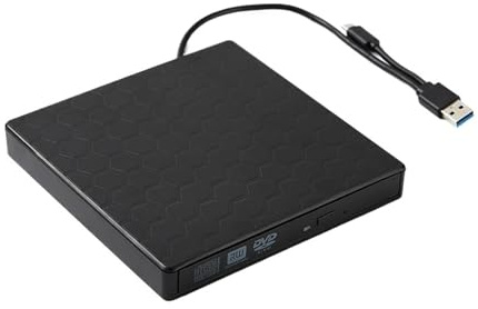 Extern DVD-enhet USB 3.0 Bärbar +/-RW-spelare For CD-ROM-brännare