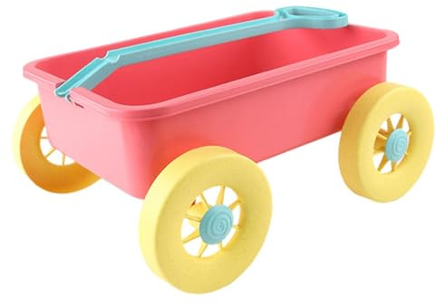BEALIFE Juguetes de Playa de Verano para niños, Carrito Juguete, fácil jalar, portátil, Divertido para Que los niños disfruten, Carrito Juguetes Arena Verano, es un Juguete vagón