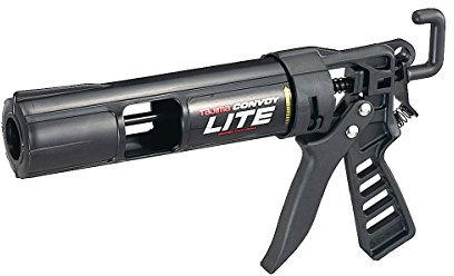 TAJIMA Caulk Gun CNV-100LT Convoy Lite Abdichtungswerkzeug mit ultraleichter ABS-Konstruktion und automatischem Durchflussstopp