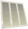 Lüftungsgitter LG-4040 W Lamellengitter Alu Weiß 400 x 400mm Zuluft Abluftgitter