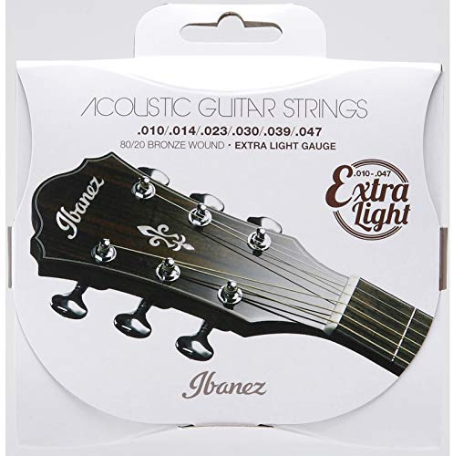 Ibanez IACS61C Bronze Wound 80/20 - Corde per chitarra acustica, misura extra leggera