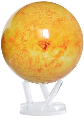 MOVA Globes Venere Classico (4,5) | Mappamondo Auto-Rotante a Energia Luminosa |Silenzioso, Senza Batterie né Fili |Decorazione da Scrivania o Idea Regalo Globo Spazio
