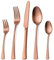 Bestdin Besteck Set 6 Personen, 30 teilig Edelstahl Besteckset Roségold Matt Essbesteck Set mit Messer Gabel Löffel, Hochwertiges Edelstahlbesteck, Spülmaschinenfest.