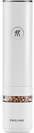 ZWILLING 53103-700-0 Enfinigy Electric Salt/Pepper Mill, Plastic, White