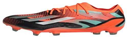 adidas Unisex-Adult X SPEEDPORTAL Messi.1 Football Boots Firm Ground Shoes, Team Solar Orange/Silver Metallic/Black, 12 Women/11 Men