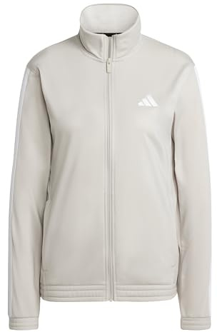 adidas Women's TRICOT 3-STRIPES TRACKTOP, wonder alumina/white, XXL Short