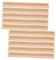 ORFOFE 10 Stücke Holz Tablett Rack Für Desktop Stabile Natürliche Holz Material Zubehör Anzeige Ständer Spielzeug Karten Basis