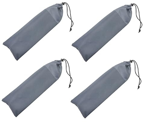 NAMOARLY Bolsa para Estacas De Tienda 30 Cm De Tela Oxford Resistente, Paquete De 4 Unidades, Almacenamiento Portátil para Campamento y Actividades Al Aire Libre