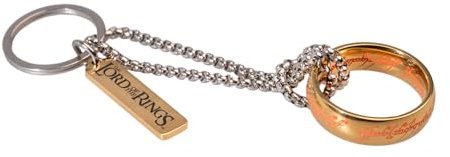 Grupo Erik Schlüsselanhänger Ringe Der Herr der Ringe der Allmacht Schlüsselring - Offizieller Lord of the Rings Merch Fanartikel Geschenke Männder und Frauen
