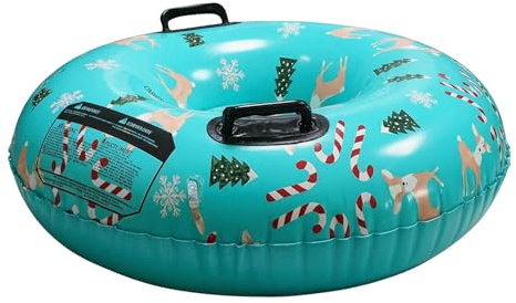 Boya de Nieve para Trineo - Grueso resistente al frío con asas dobles, trineo inflable en forma de boya | para deslizarse sobre la colina herbácea flotación agua jardín parque adolescente