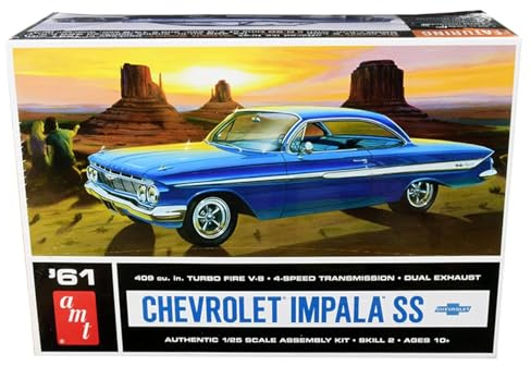 AMT - 1961 Chevy Impala SS (AMT1013/12), 0.5 Liters, Standard