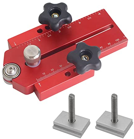 Kreissägen Schienen Set,CEIEVER Führungsschienenverbindungs-Set einstellbare Länge 55-102mm Graviermaschine Schlitzschiene Kreissägeschienen-Set für elektrische Kreissäge