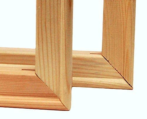 Keilrahmenleisten Set zum Selbstbau DIY Keilrahmen Bausatz 45 x 60 cm (60 x 45 cm)