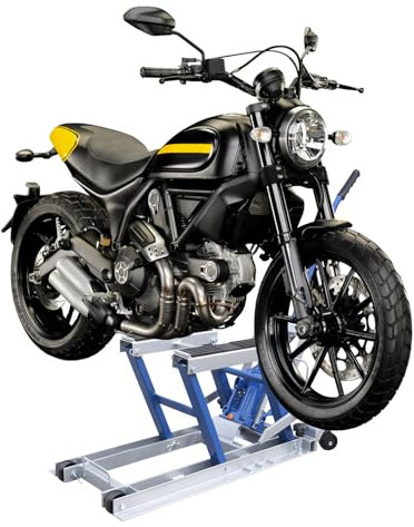 PINYELIN Elevador hidráulico para motocicleta, elevador elevador, banco de trabajo ATV, plataforma elevadora, 680 kg